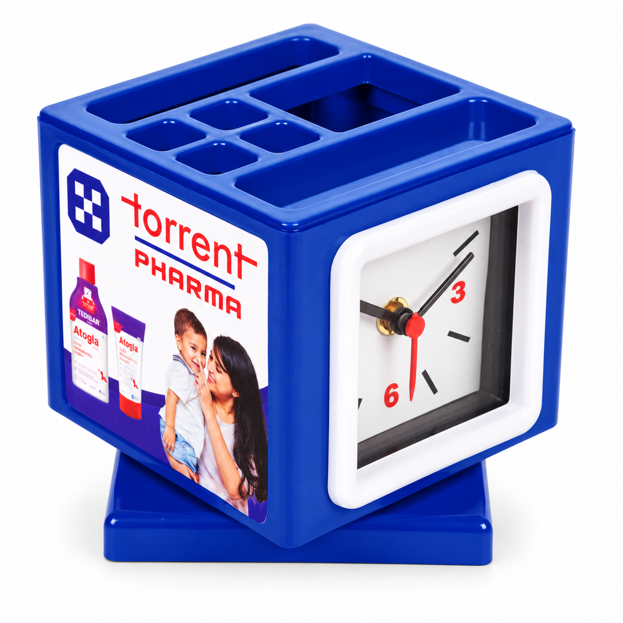 TC365/TC366 Revolving Cube Desk Clock — TC365