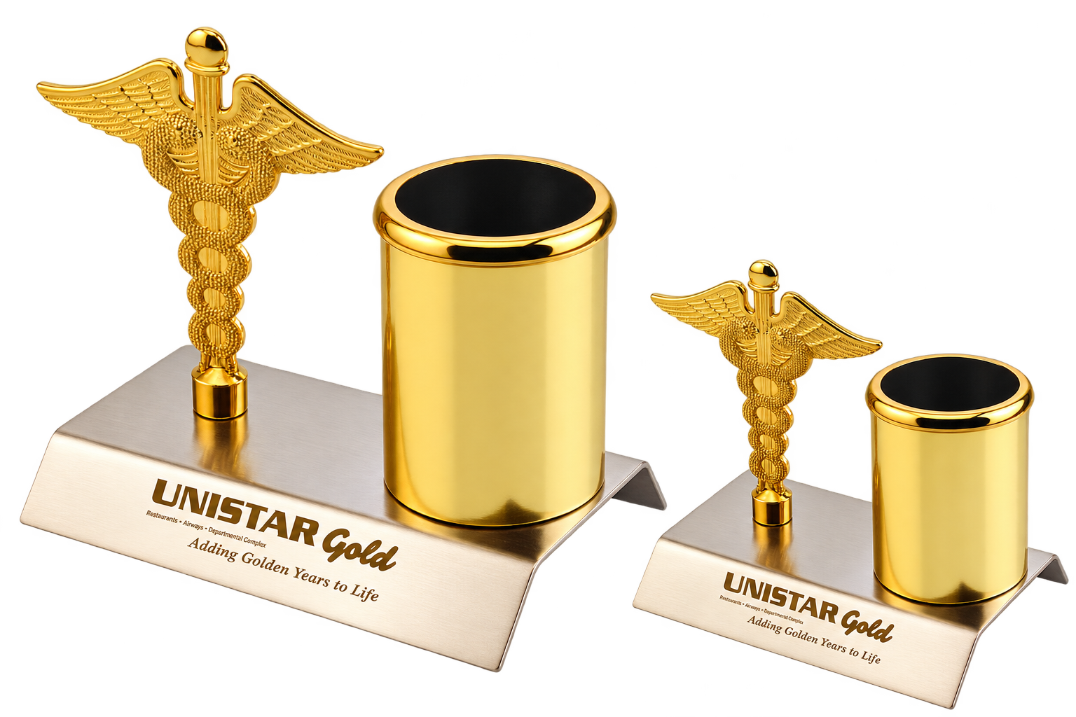 4225 Big / 4225 Small Medical Symbol Pen Stand — Big & Small