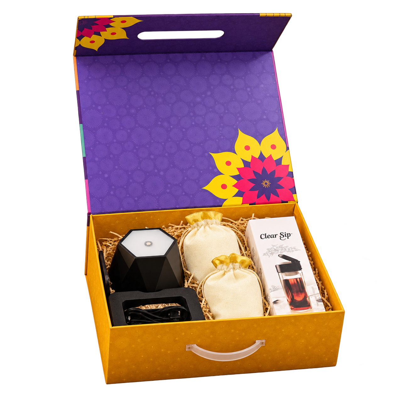5-in-1 Infuser Bottle & Stand Diwali Gift Box — DW-Q244