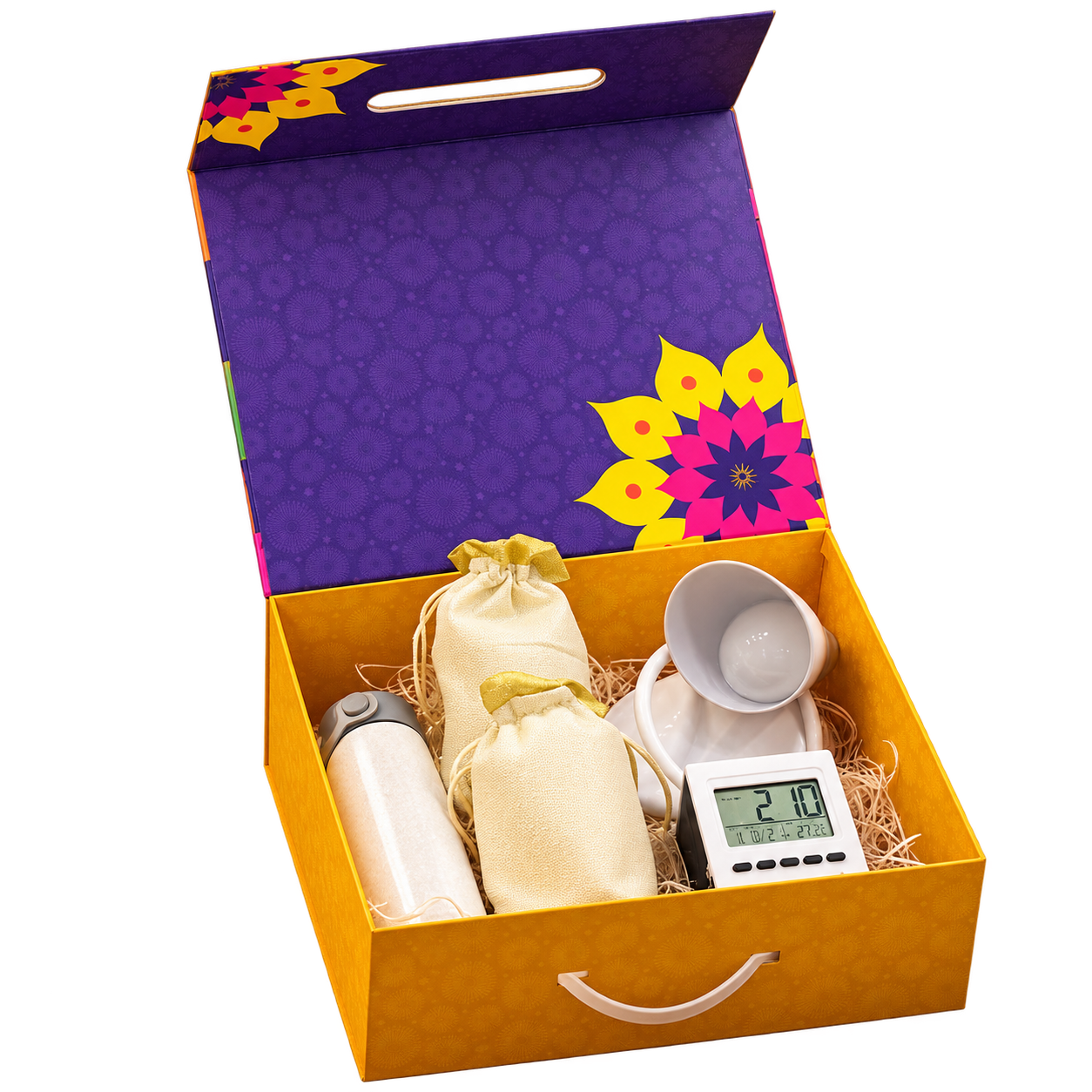 5-in-1 Digital Clock Tumbler Diwali Gift Box — DW-Q247