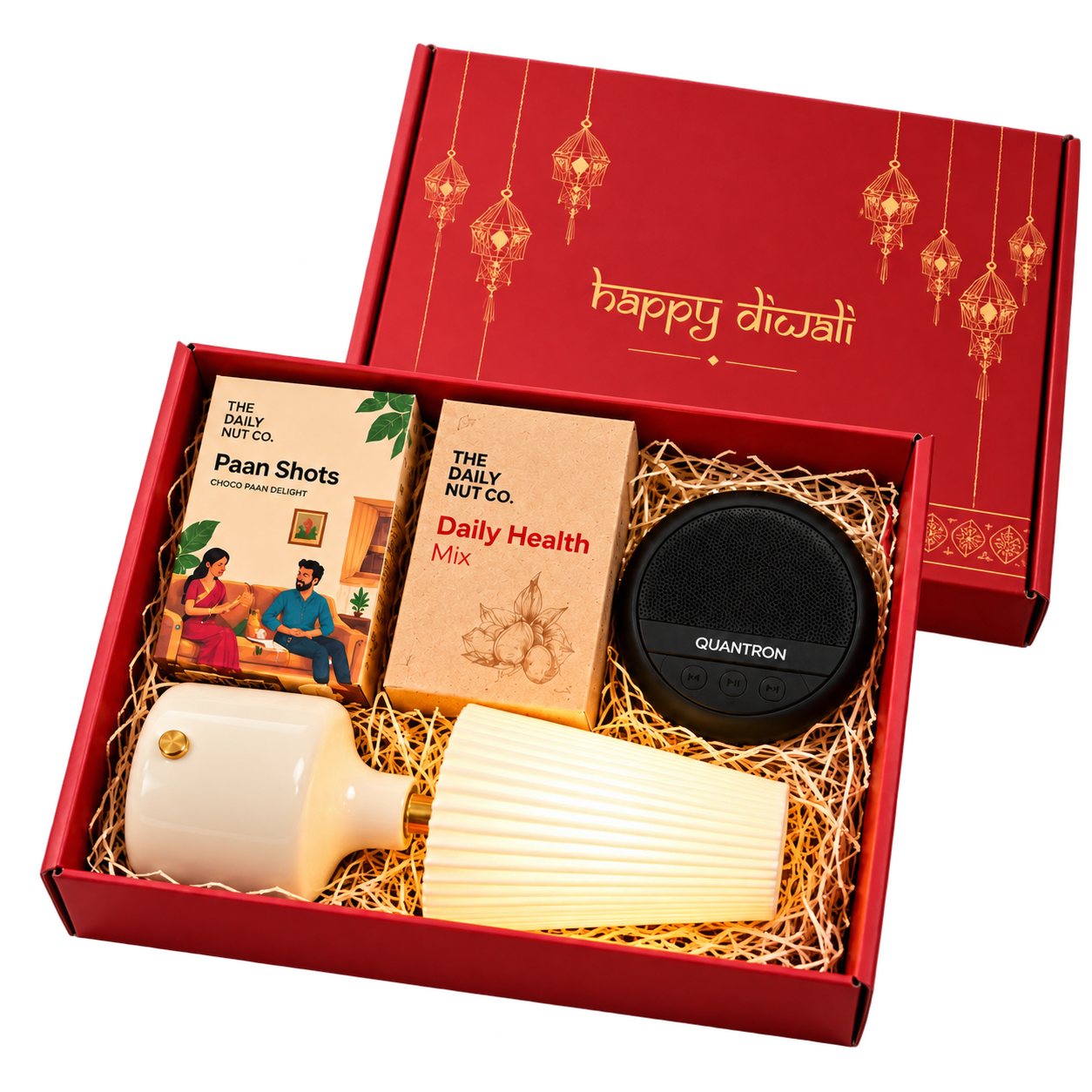 Speaker, Table Lamp & Gourmet Diwali Hamper — DW004 — DW004