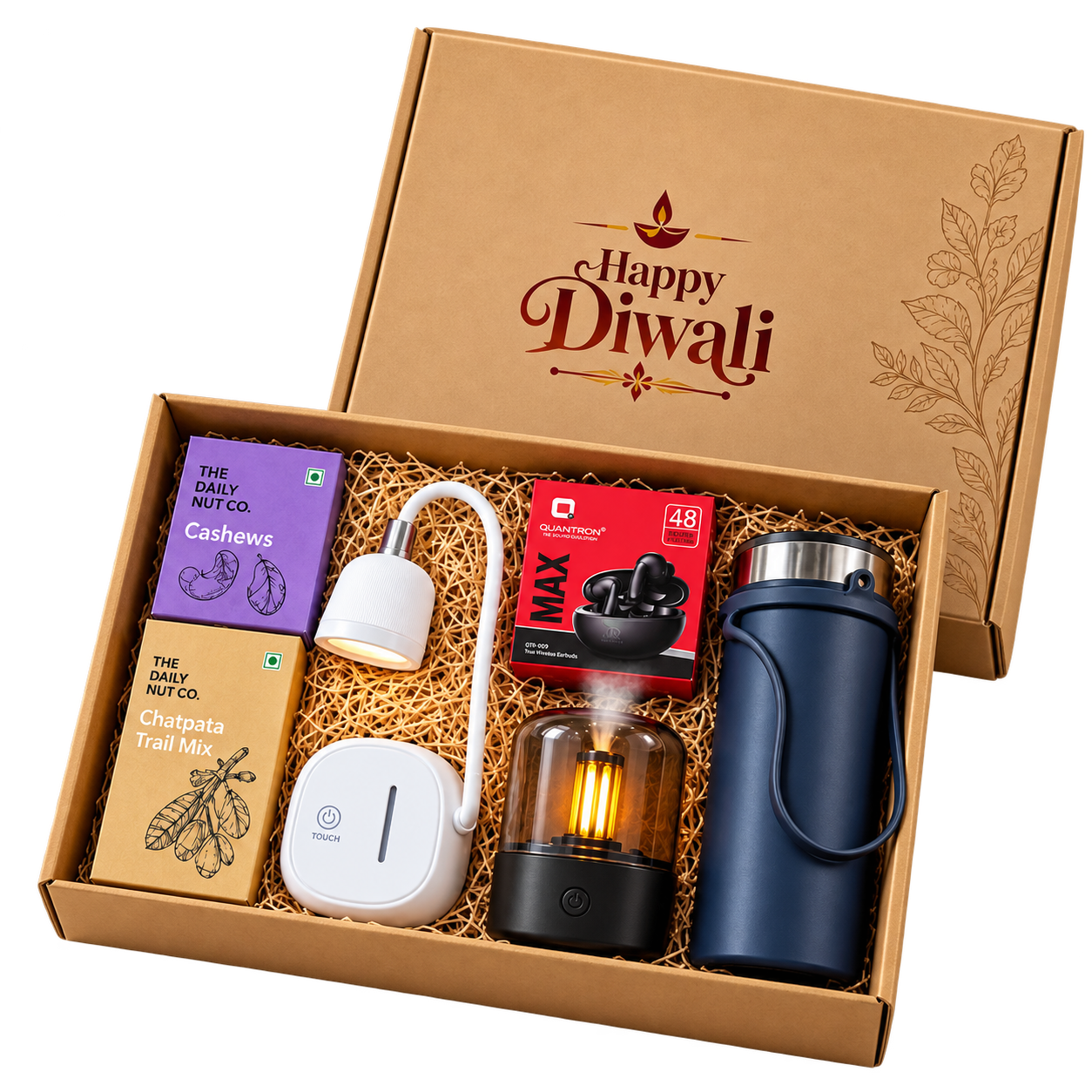 Tech Essentials & Dry Fruits Diwali Hamper — DW006 — DW006