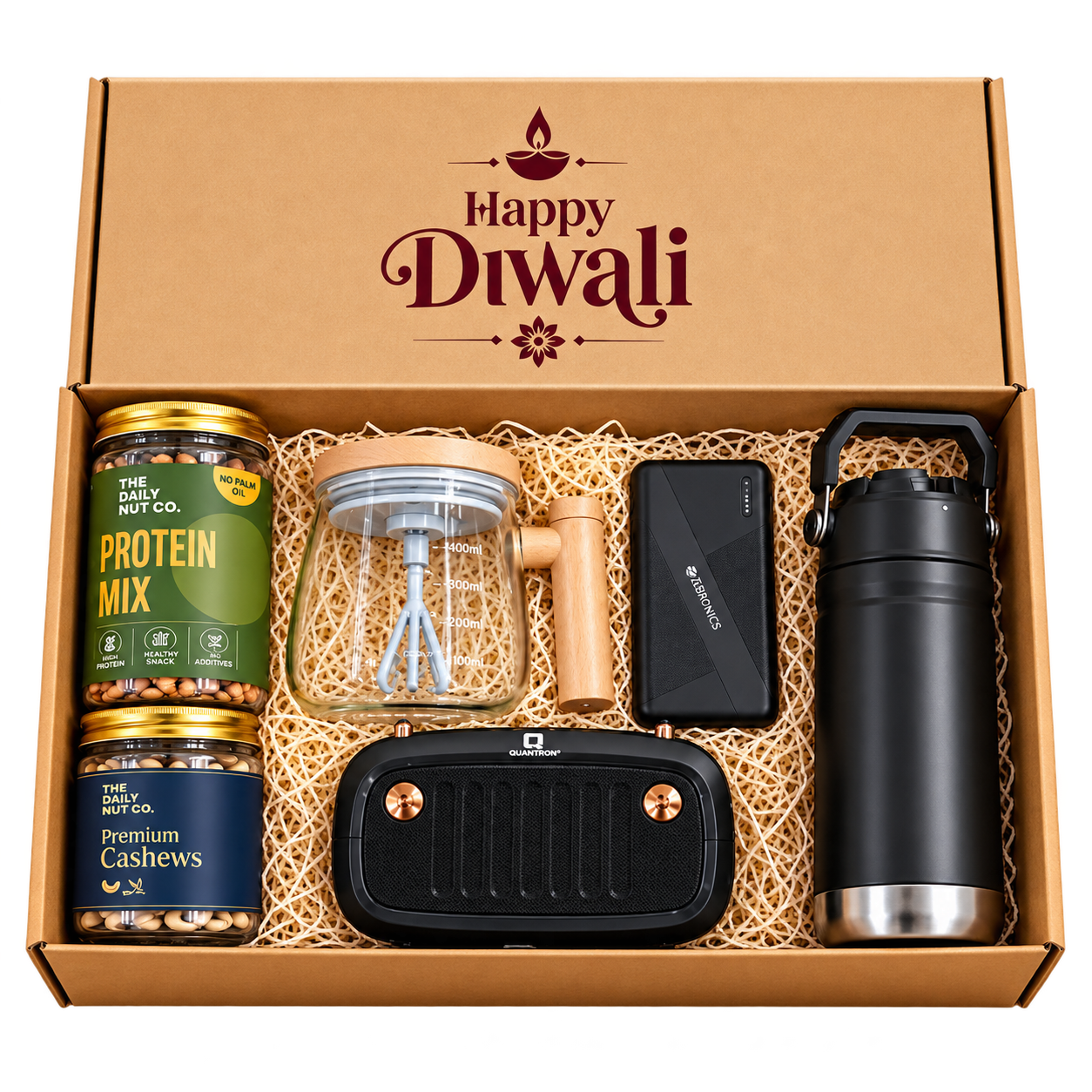 Self-Stirring Mug & Audio Diwali Hamper — DW013 — DW013