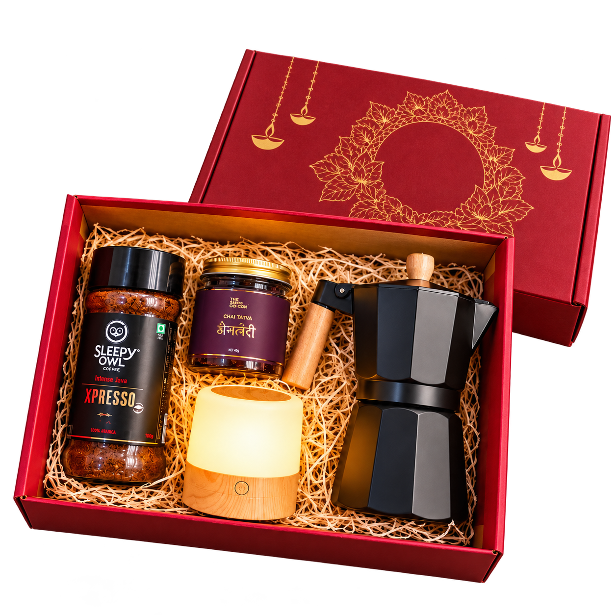 Coffee Maker & Chai Diwali Hamper — DW015 — DW015