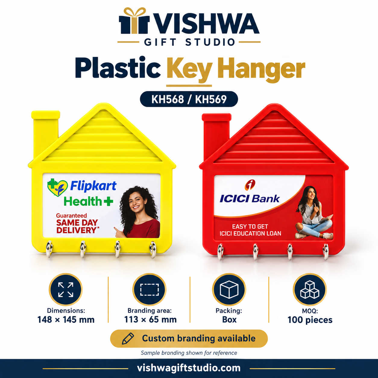 Plastic Key Hanger – KH568 / KH569 - Image 2