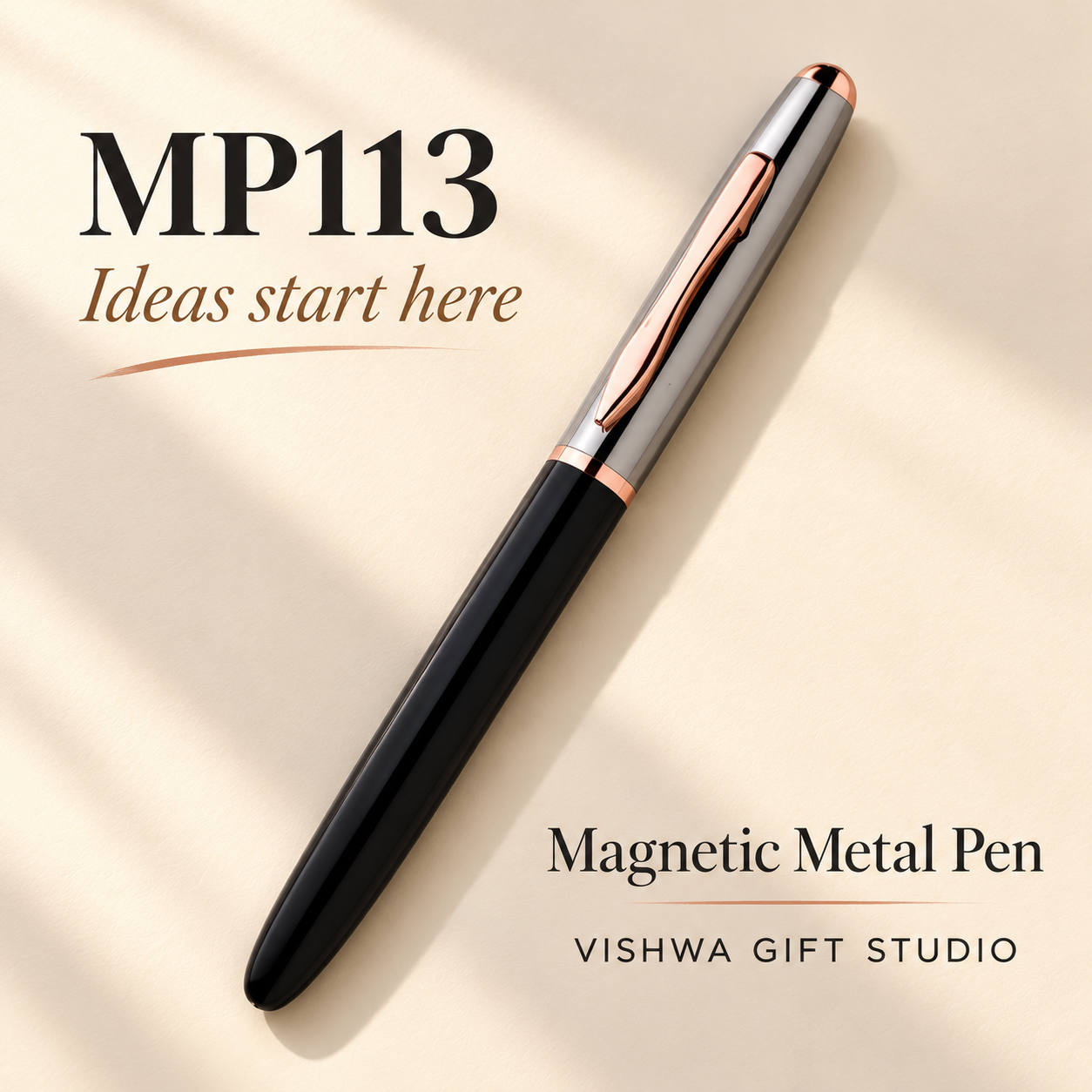MP113 Magnetic Metal Pen promotional image