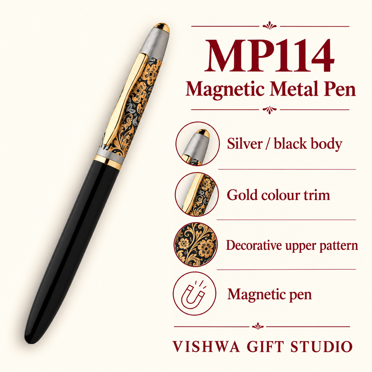 MP114 Magnetic Metal Pen verified details