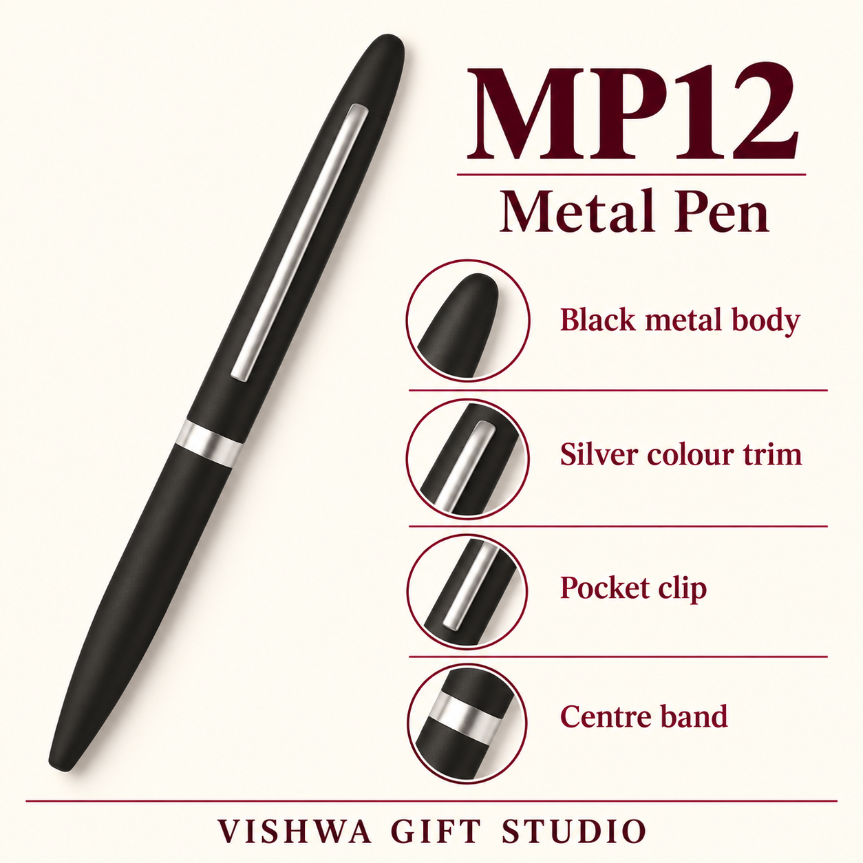 MP12 Metal Pen verified details