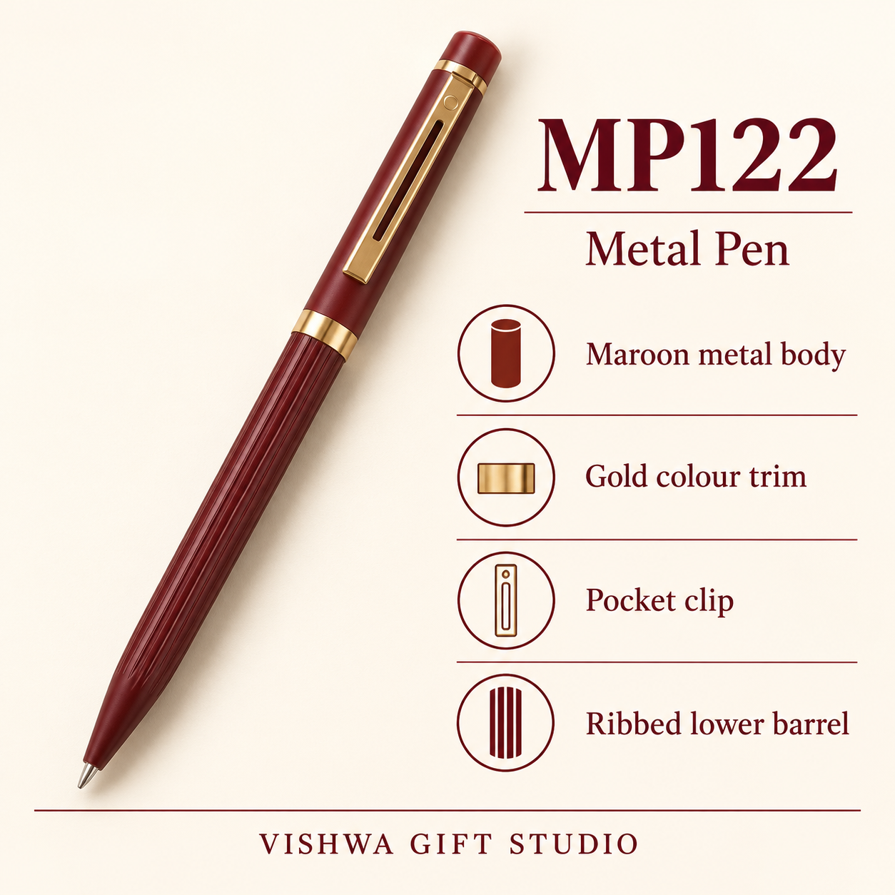 MP122 Metal Pen verified details
