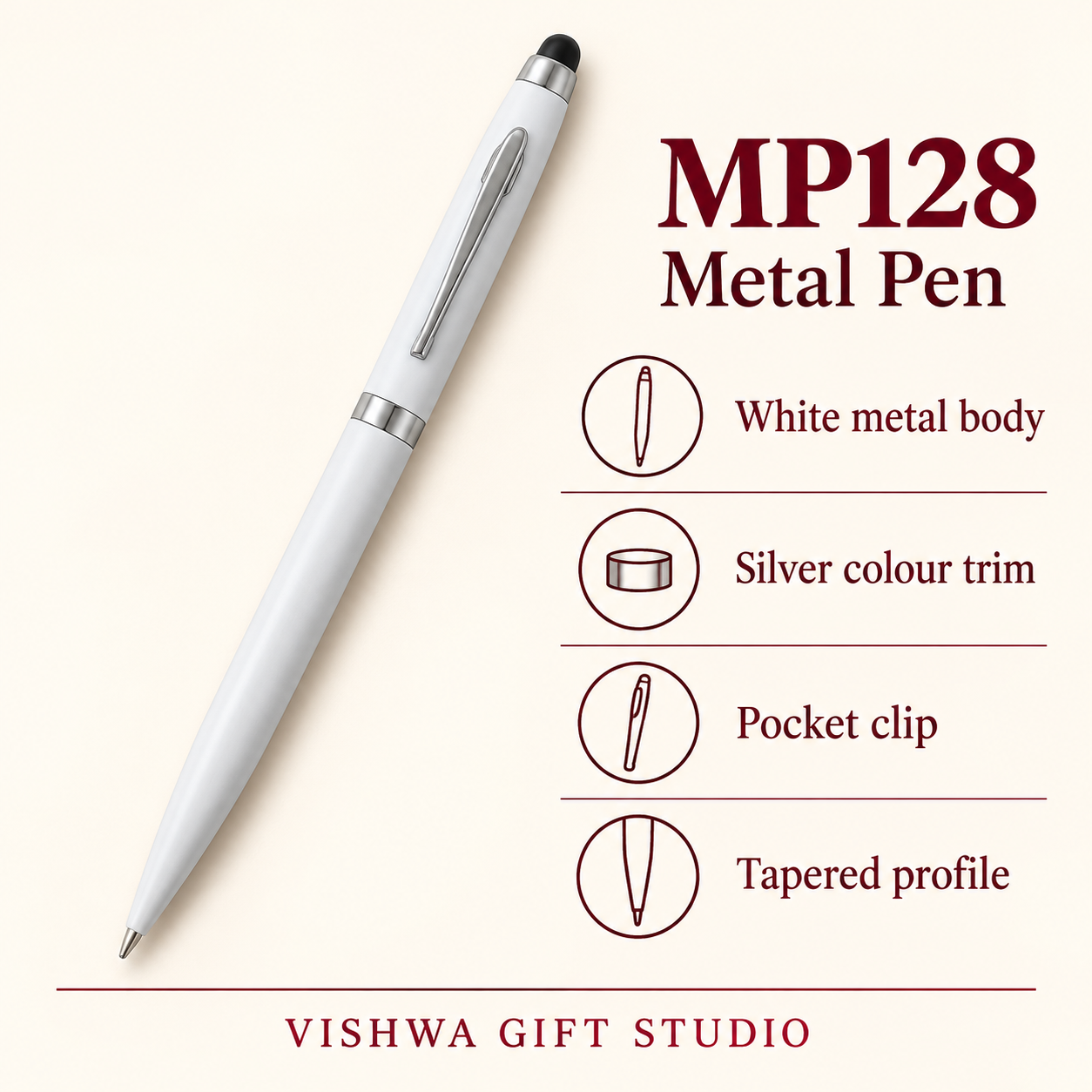 MP128 Metal Pen verified details