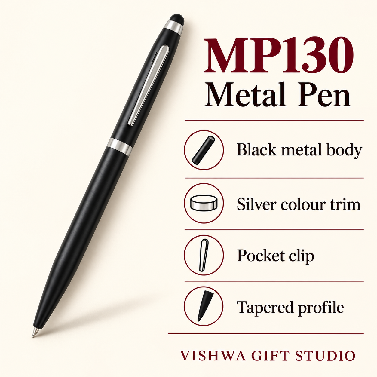 MP130 Metal Pen verified details