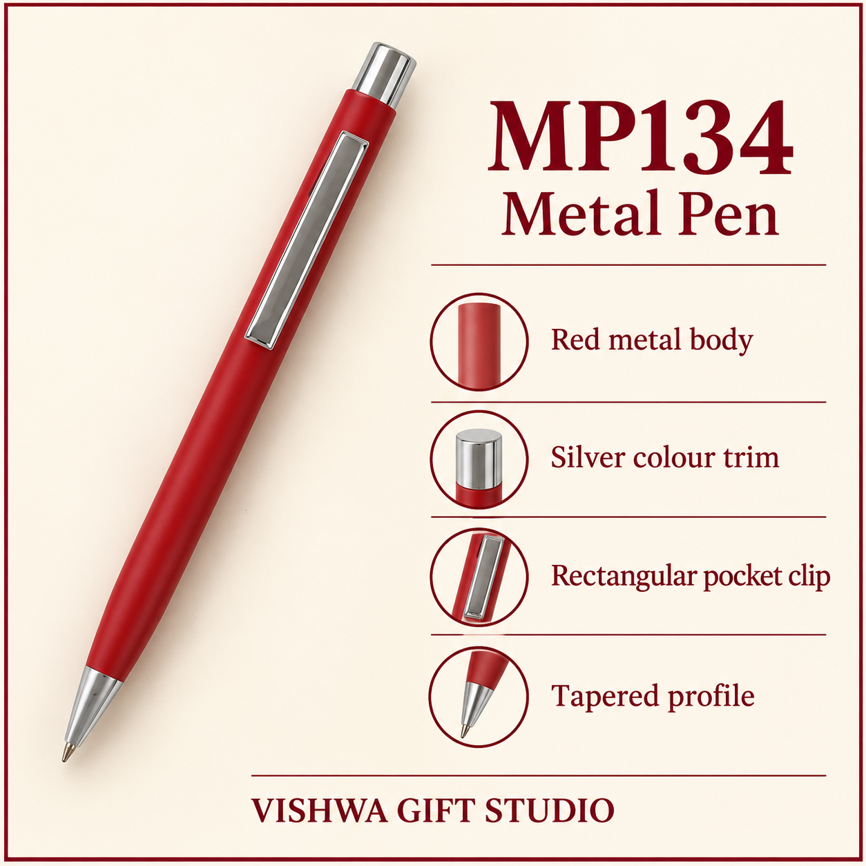 MP134 Metal Pen verified details