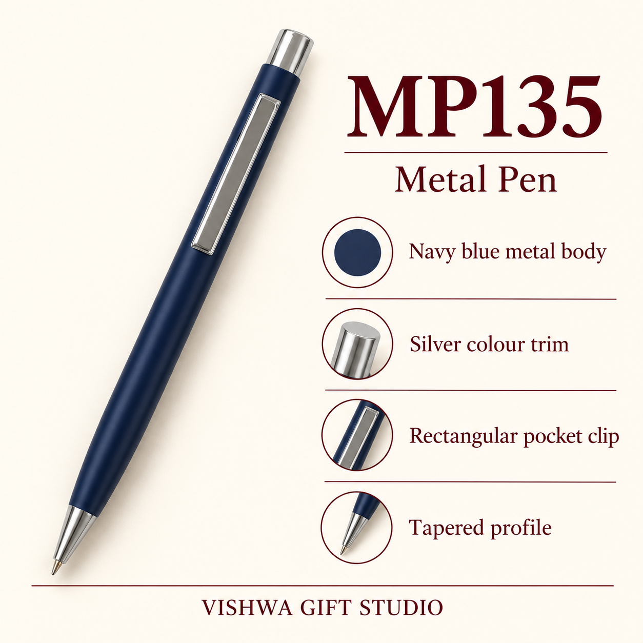 MP135 Metal Pen verified details