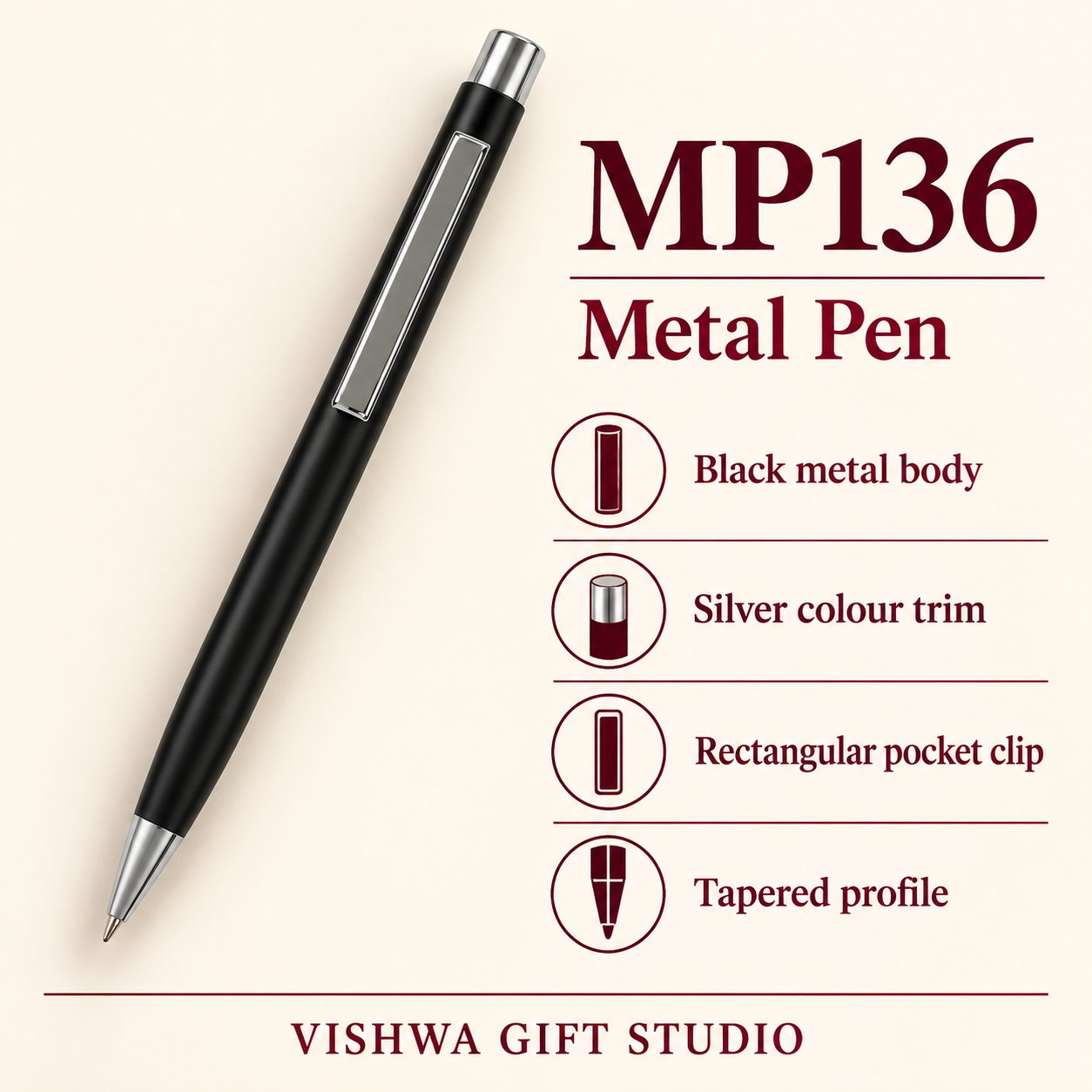 MP136 Metal Pen verified details