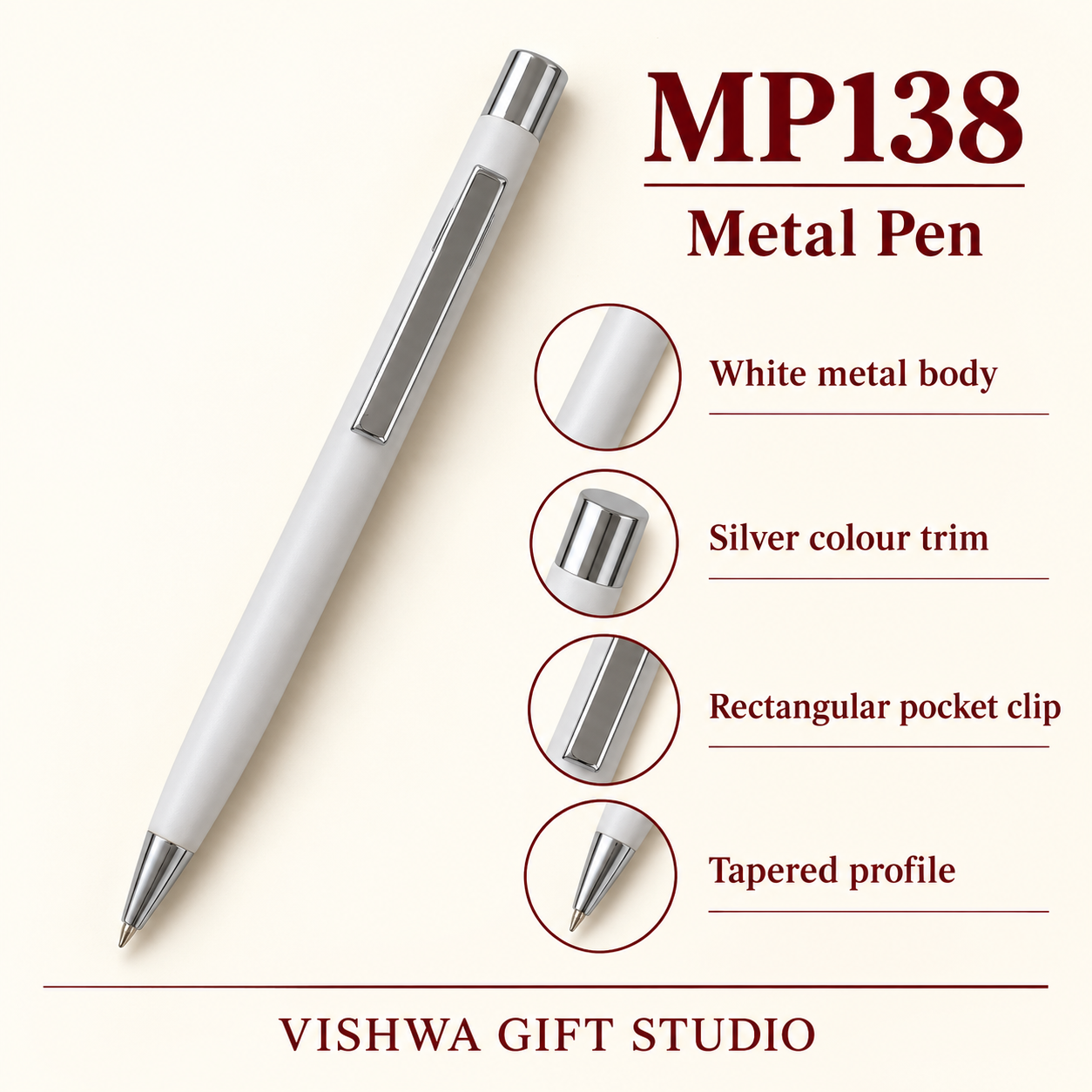 MP138 Metal Pen verified details