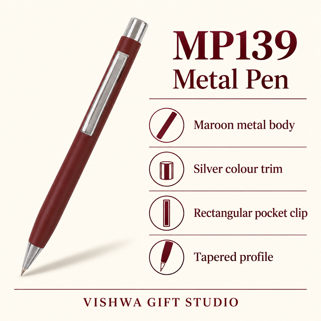 MP139 Metal Pen verified details
