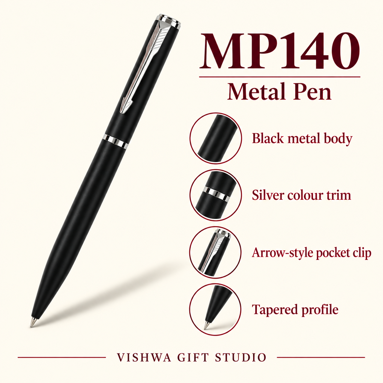 MP140 Metal Pen verified details