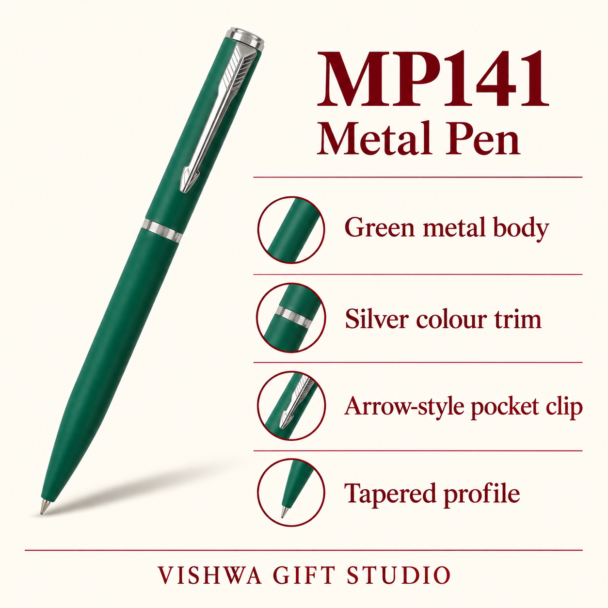 MP141 Metal Pen verified details