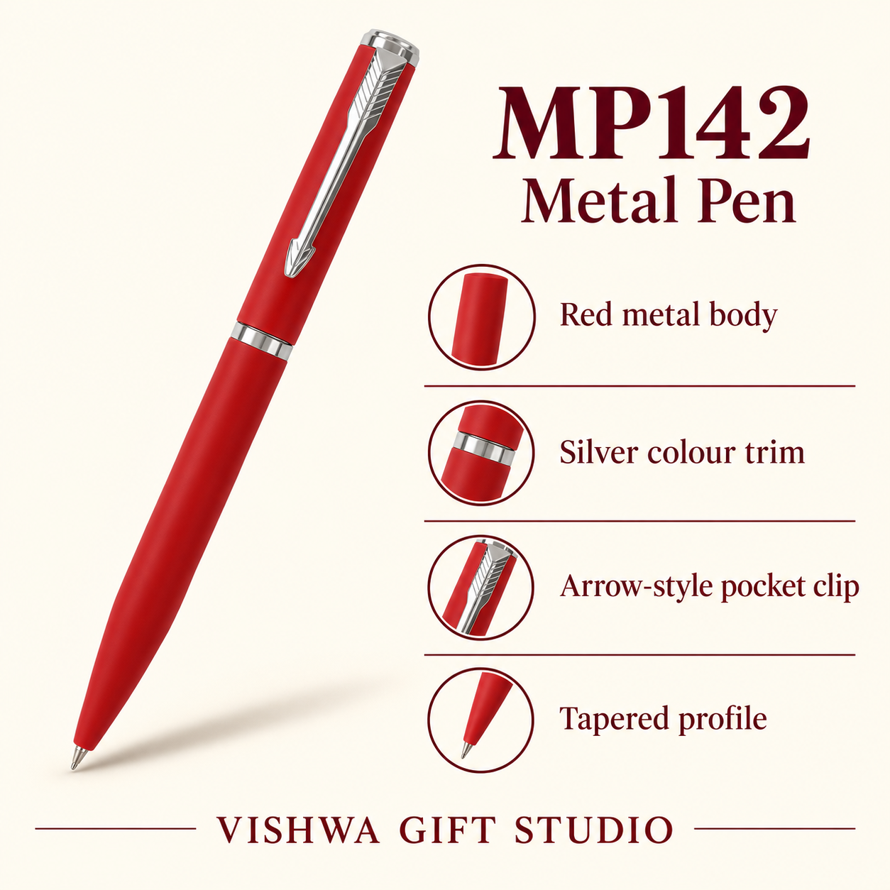 MP142 Metal Pen verified details