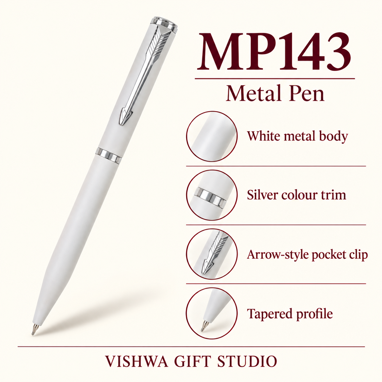 MP143 Metal Pen verified details