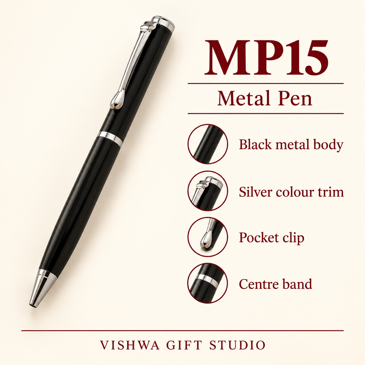 MP15 Metal Pen verified details