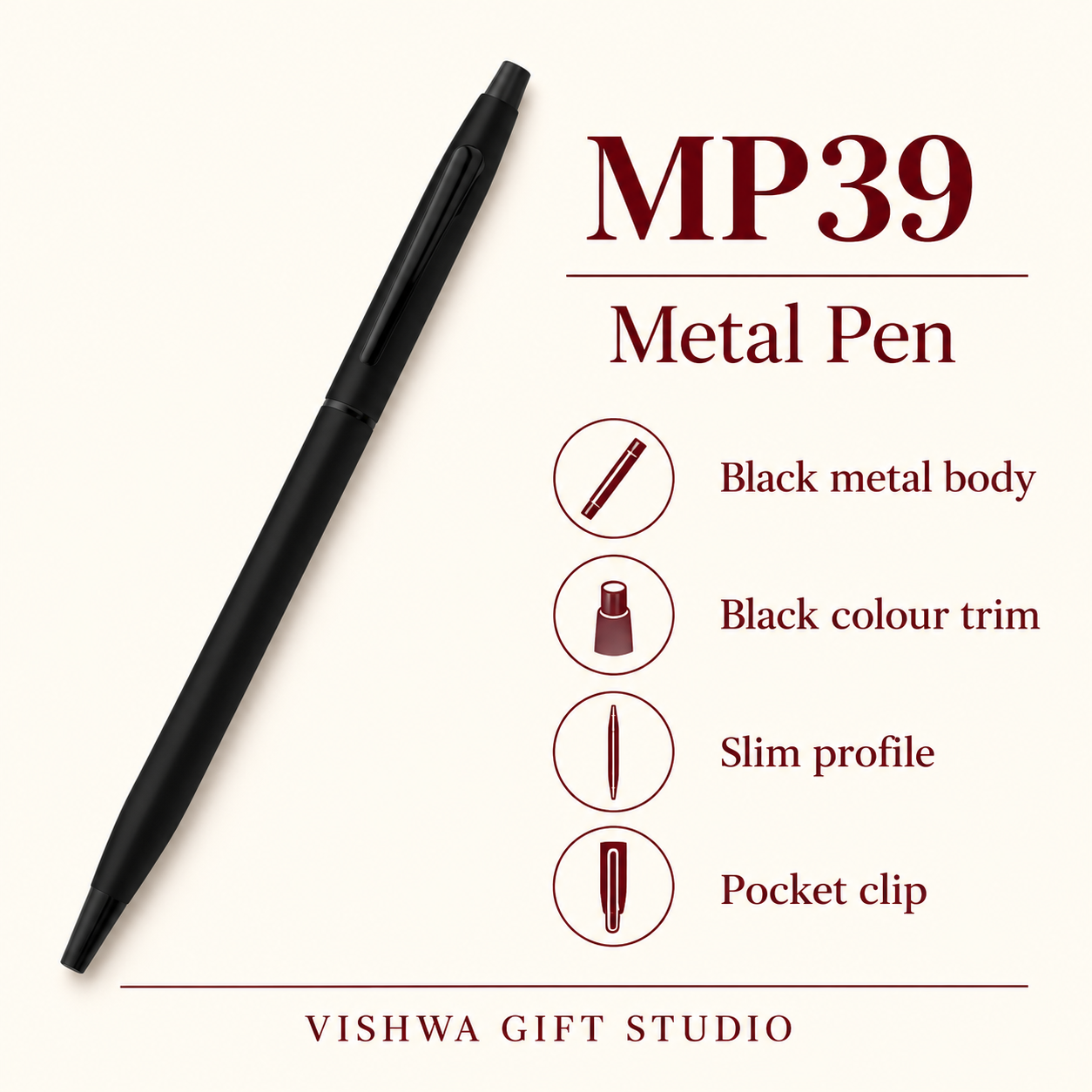 MP39 Metal Pen verified details
