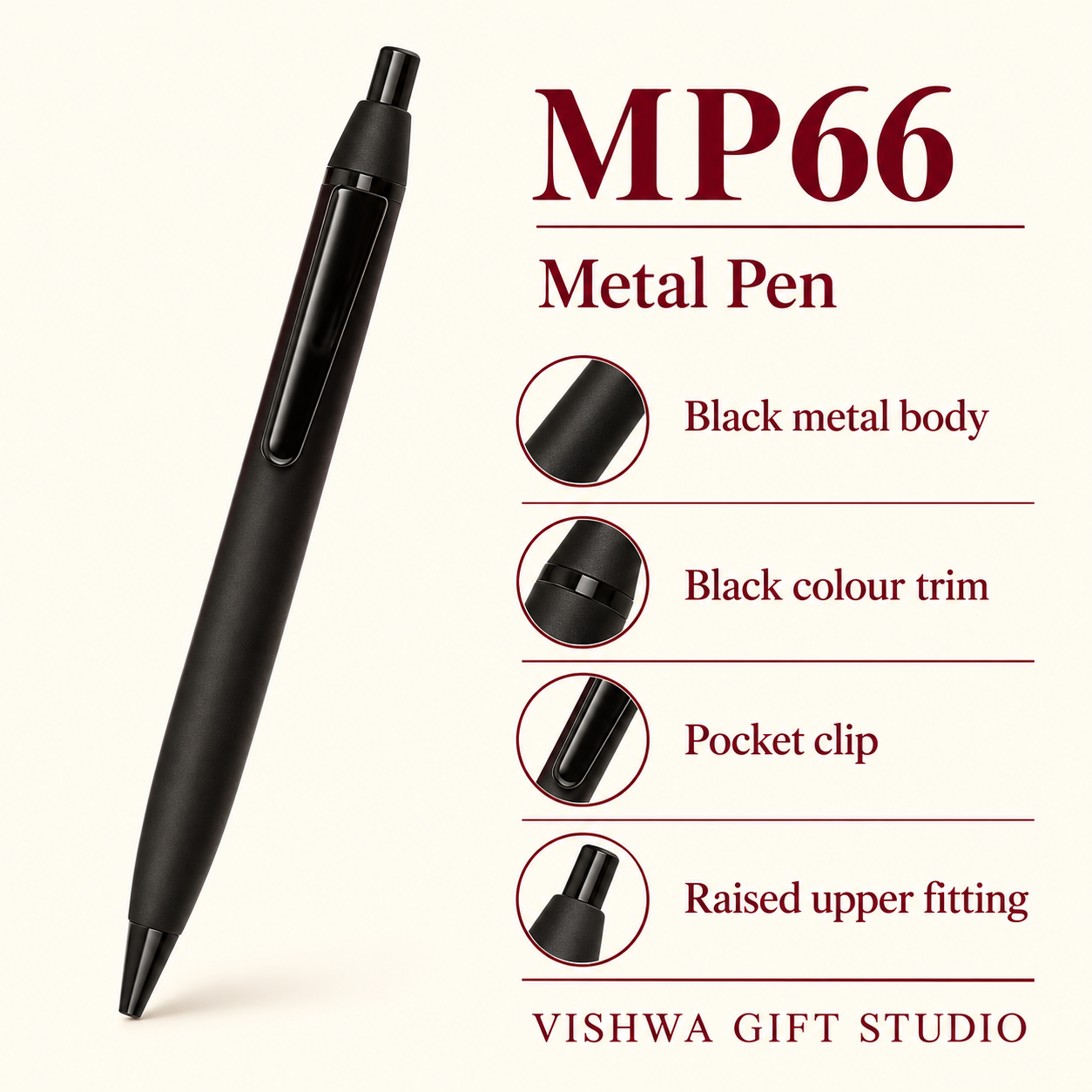 MP66 Metal Pen verified details