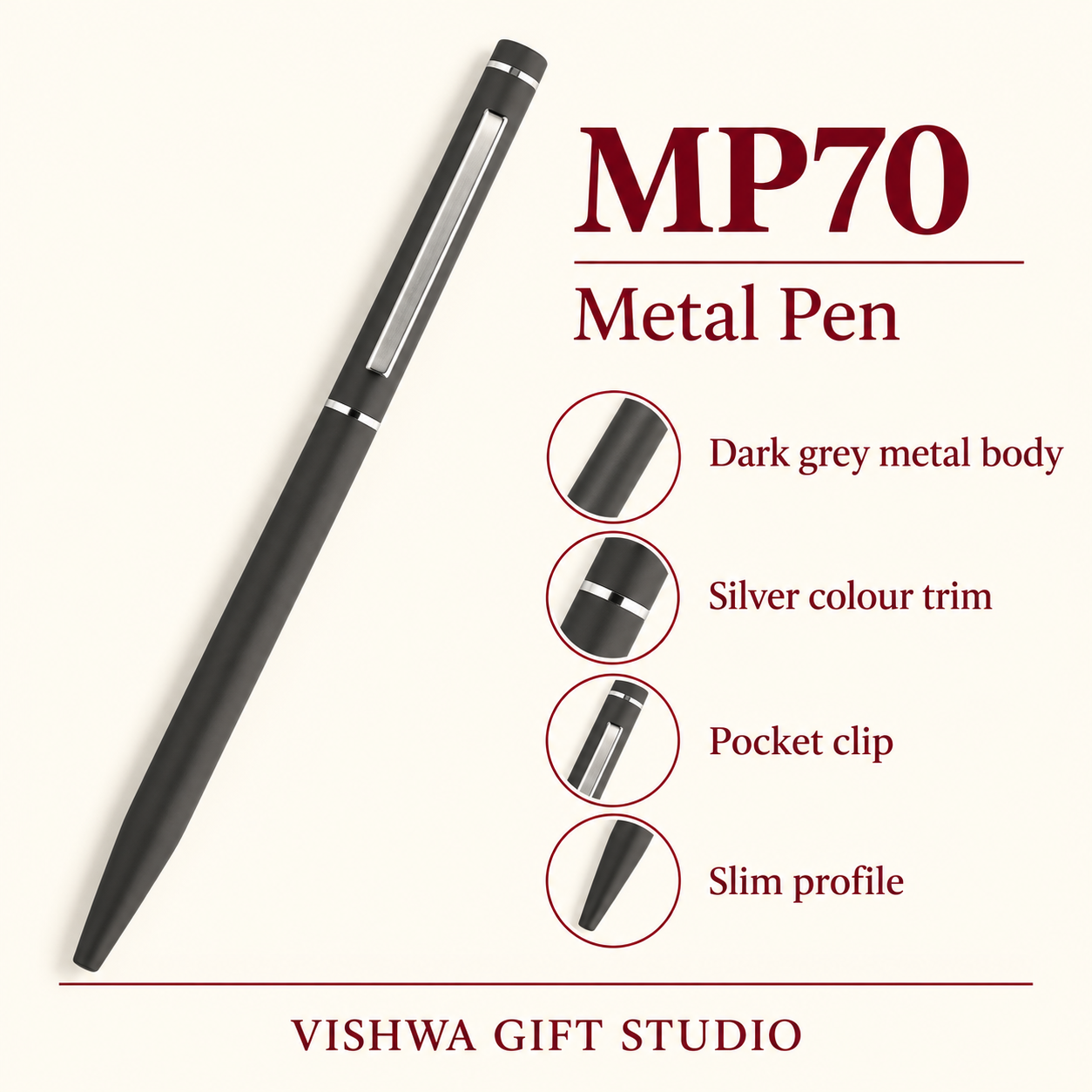 MP70 Metal Pen verified details