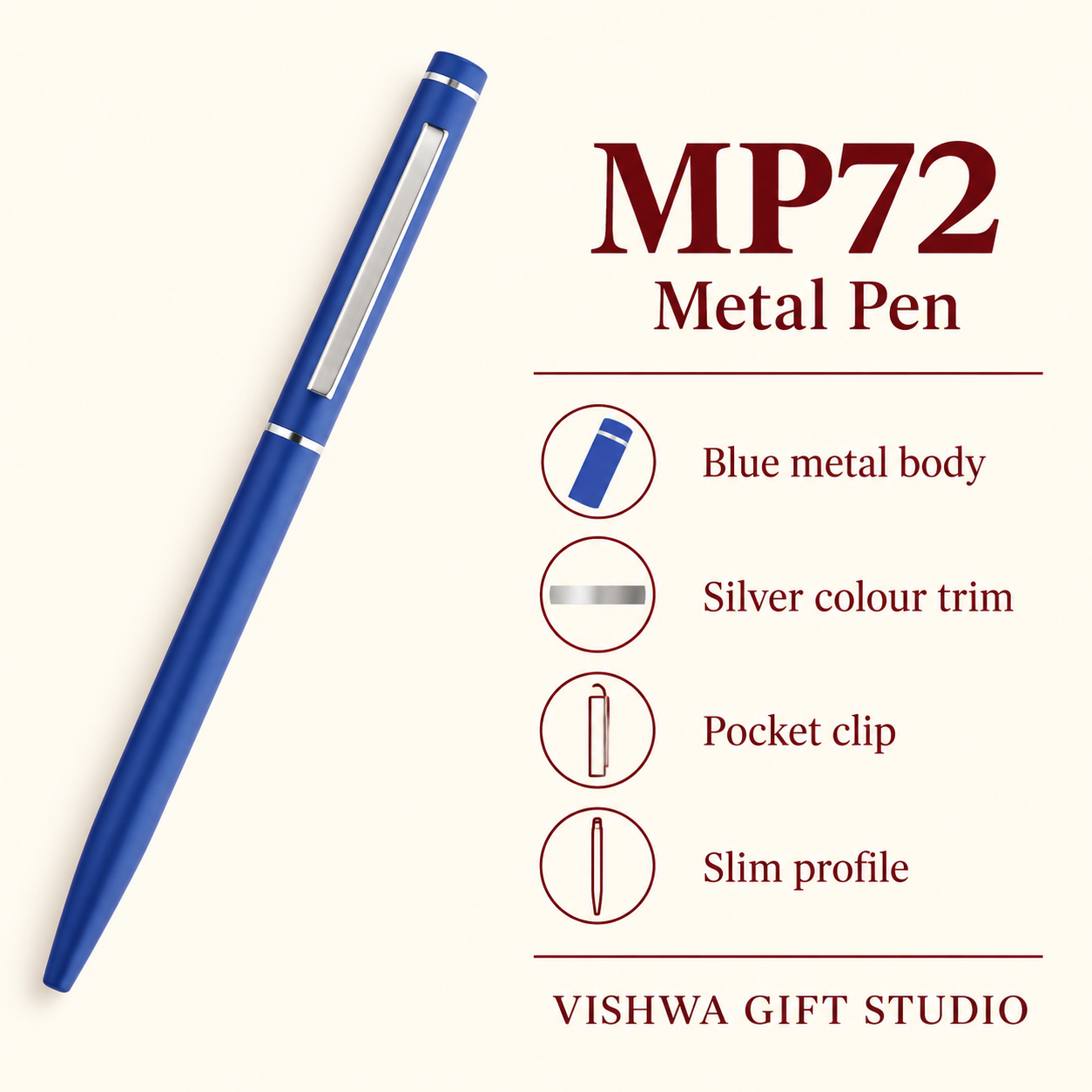 MP72 Metal Pen verified details