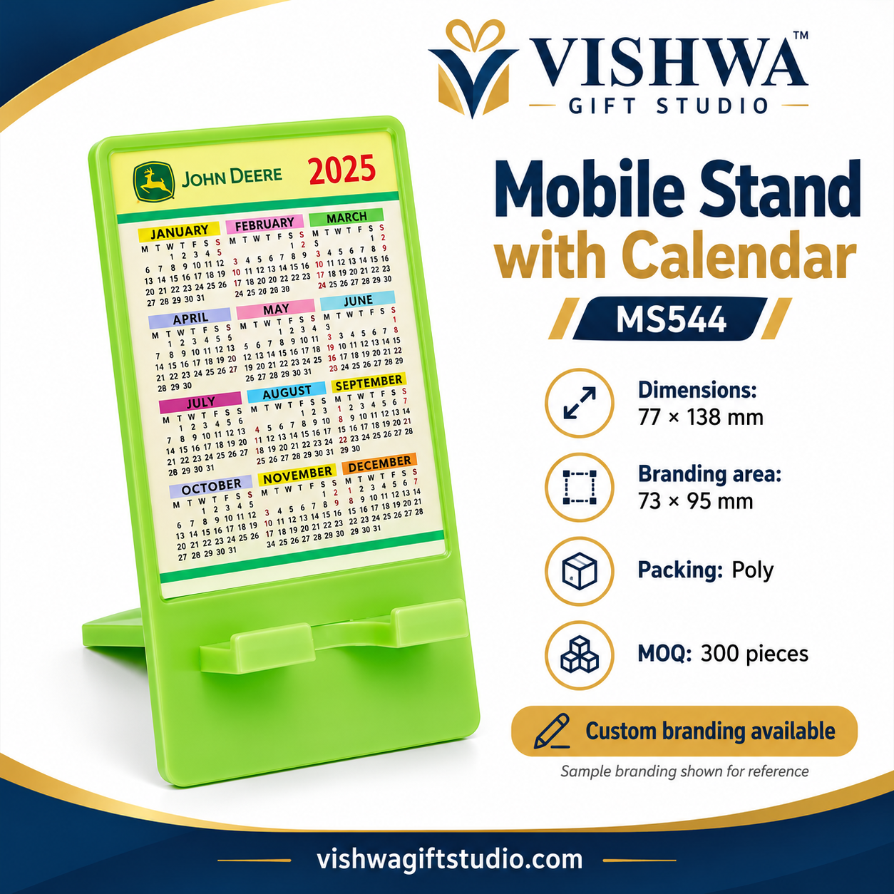 MS544 Mobile Stand with Calendar - Image 2