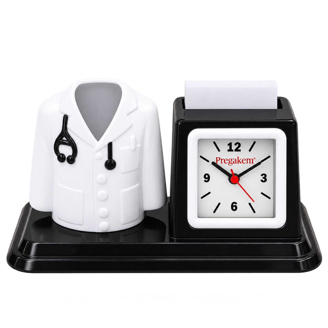 PH356 Doctor Coat Desk Clock with Pen Stand — PH356