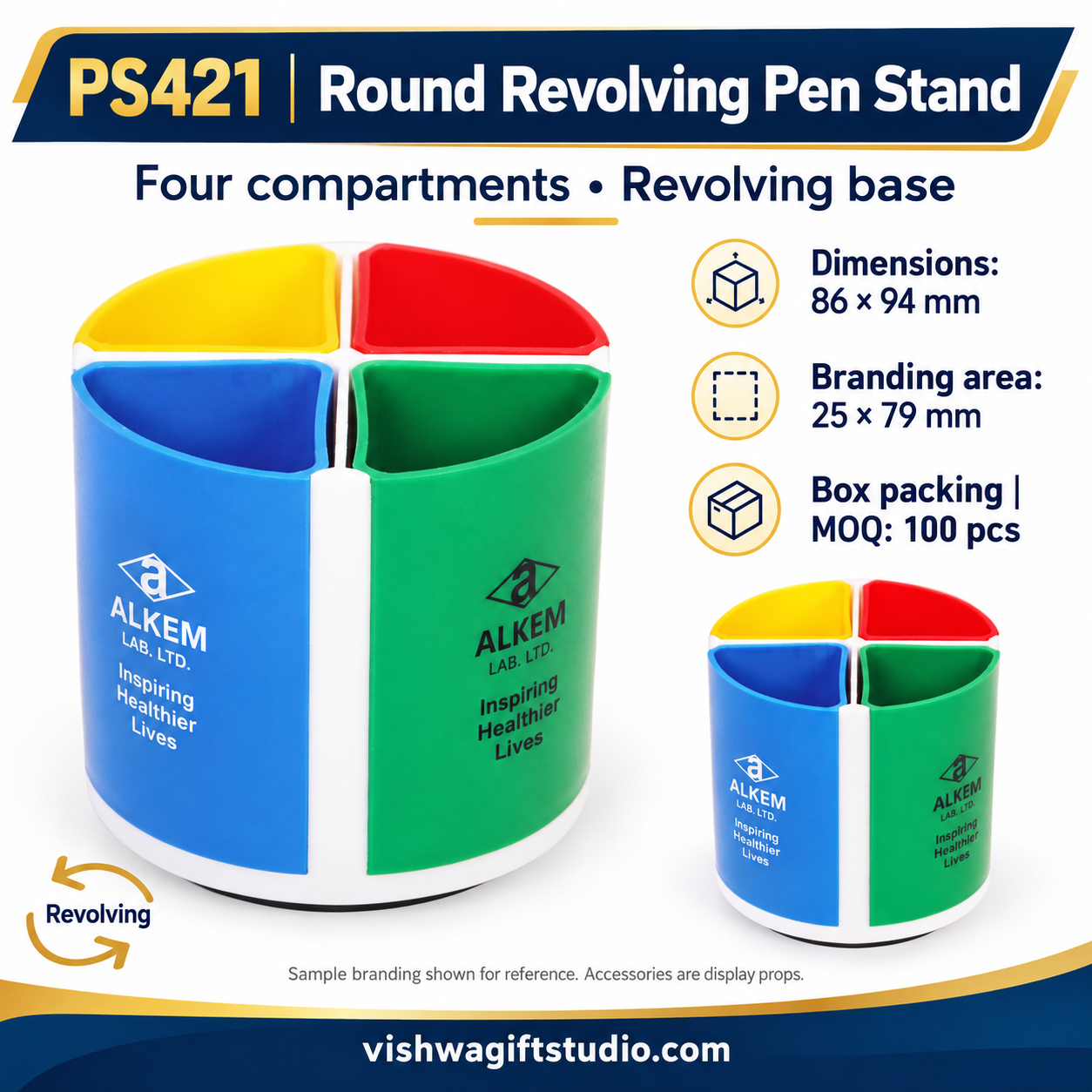 PS421 Revolving Pen Stand - Image 2