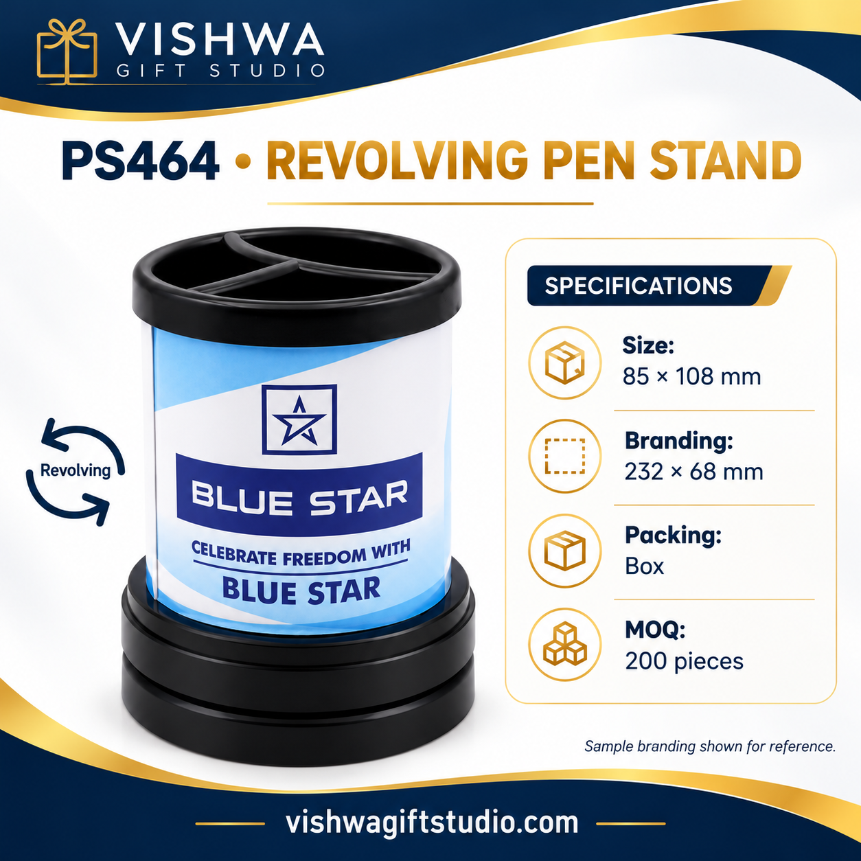 PS464 Revolving Pen Stand - Image 2