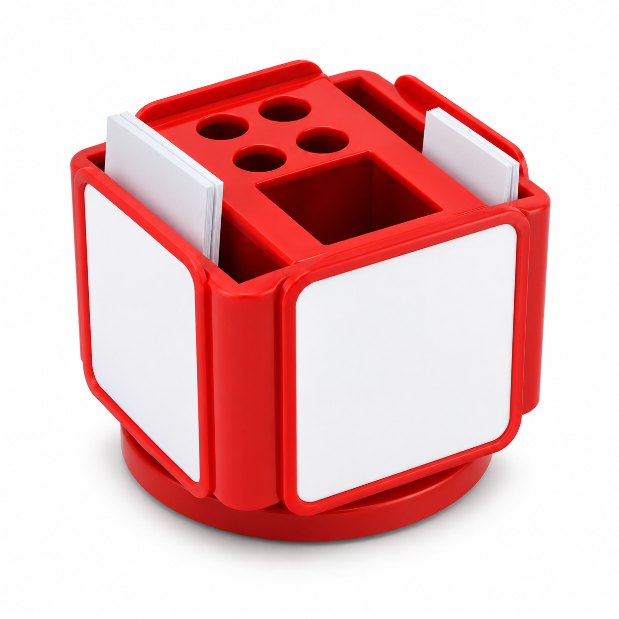 PS443 Revolving Pen Stand with Visiting Card Holder — PS443