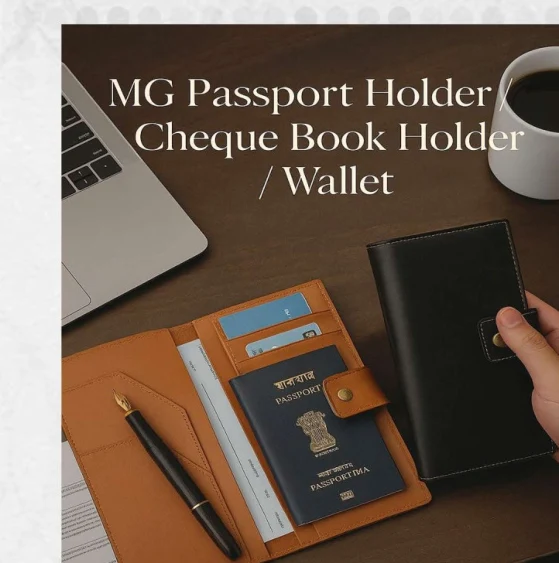Passport and cheque book wallet Passport and cheque book wallet