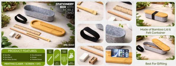 Bamboo stationery kit Bamboo stationery kit
