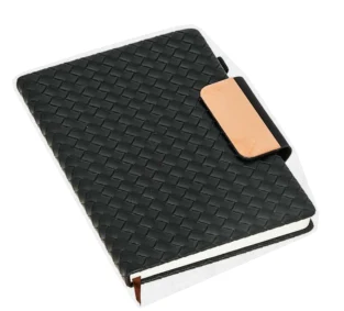 Corporate notebook Black Rose Gold