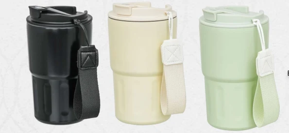 Drinkware gift Black, Cream, Pastel Green - 450 ml