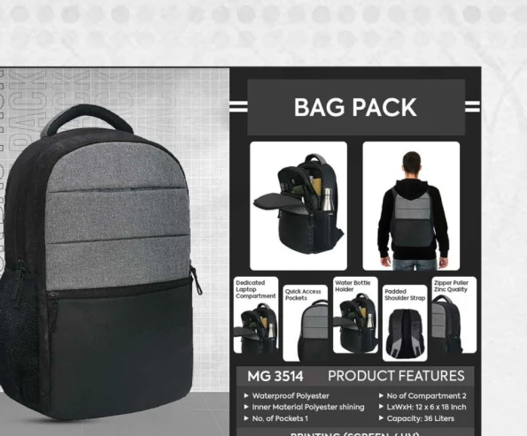 Backpack - 36 litres Backpack - 36 litres