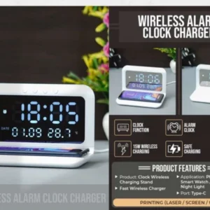 Wireless alarm clock charger — 3006 (Wireless alarm clock charger) — 3006