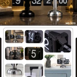 Retro flip clock — 3019 Black (Retro flip clock - Black) — 3019 Black