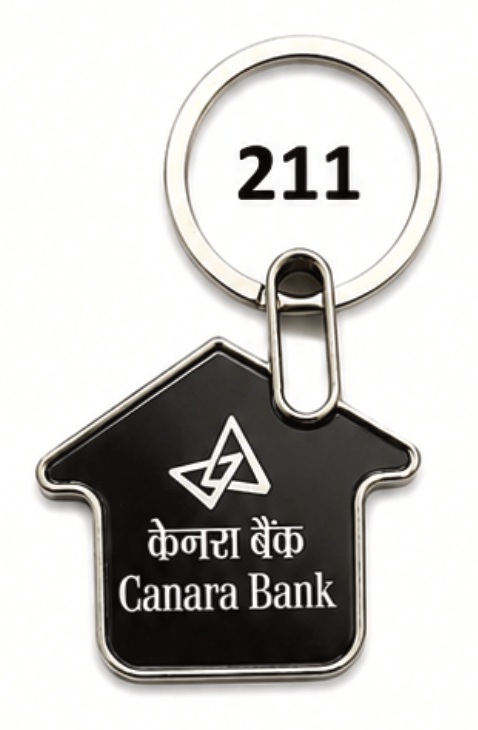 211 House Shape Special Imported Metal Keychain - Code 211
