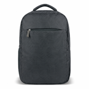 Grid-Texture Front-Zip Backpack - BP12 — BP12