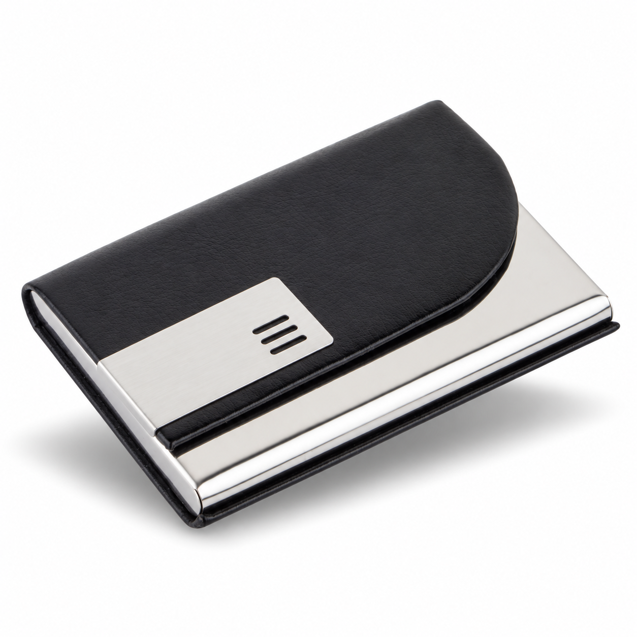 Curved-Flap Card Holder with Slotted Plate - CH04