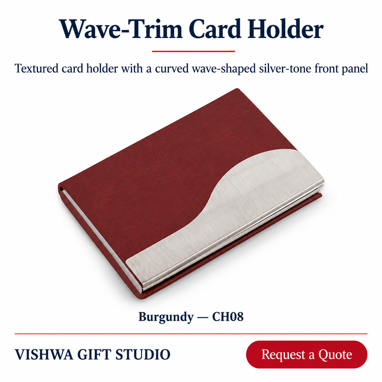 Wave-Trim Card Holder - CH08 - Image 2