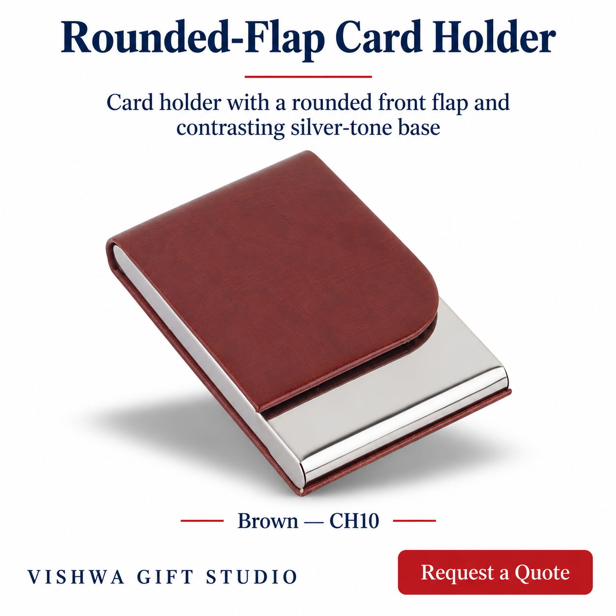 Rounded-Flap Card Holder - CH10 - Image 2