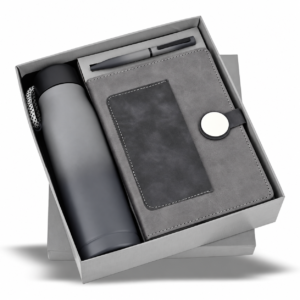 3-in-1 Vacuum Flask, Notebook & Pen Gift Set - CS369 / CS370 — CS369