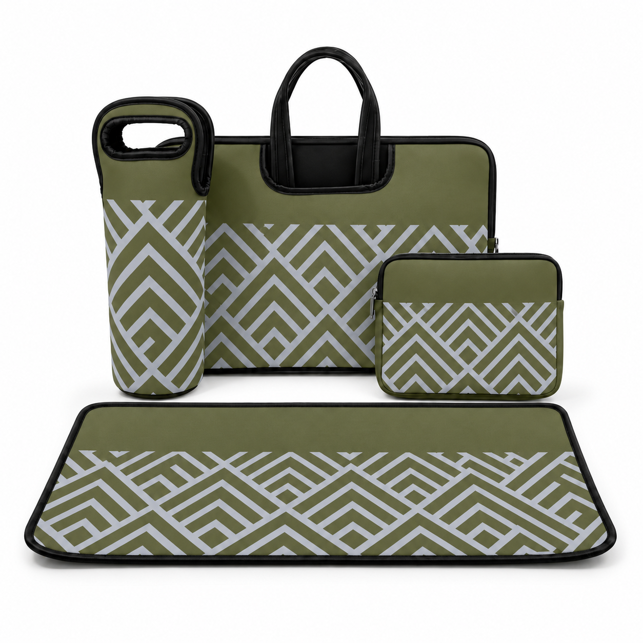 4-in-1 Geometric Sleeve & Desk Mat Gift Set - EG-OG21