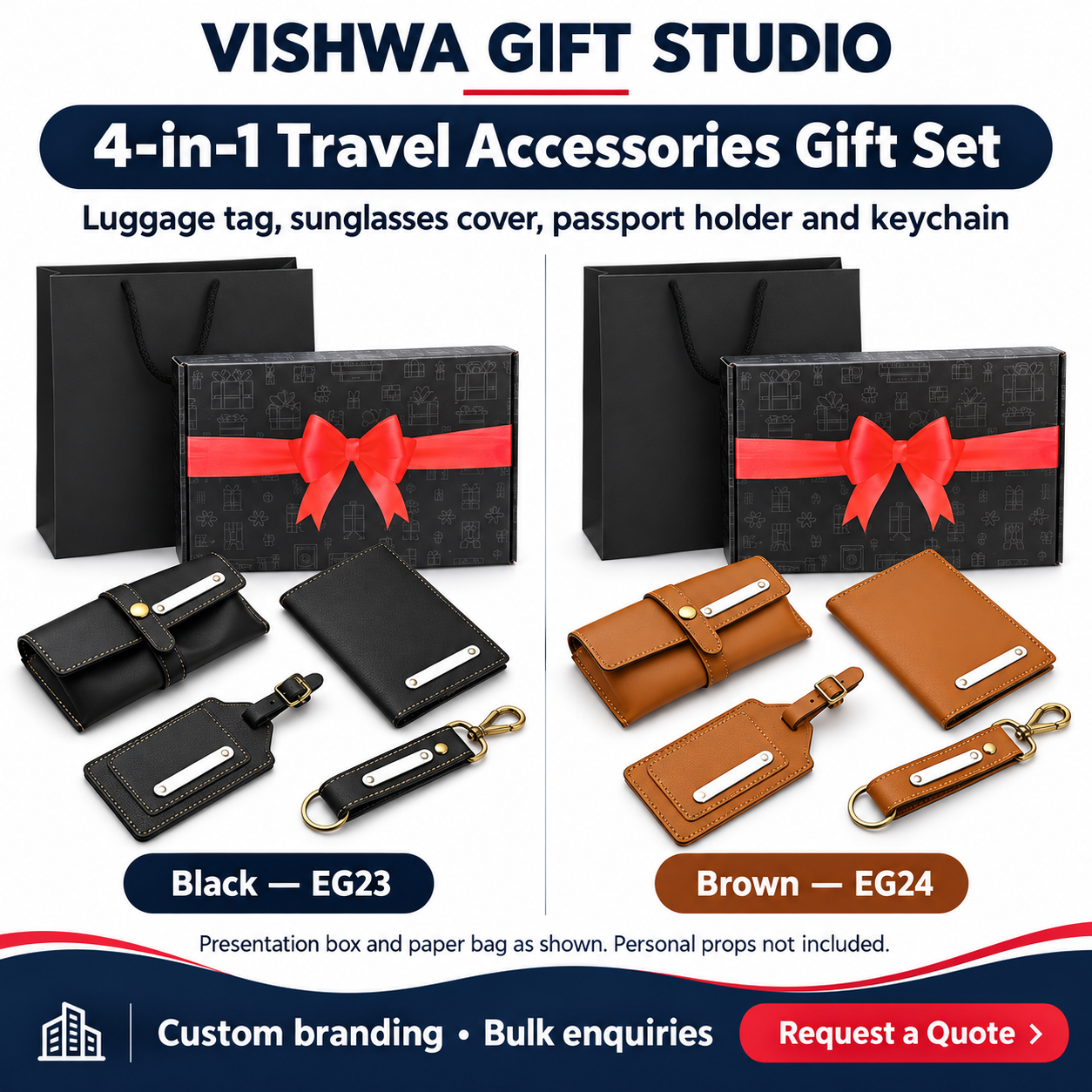 4-in-1 Travel Accessories Gift Set - EG23 / EG24 - Image 2