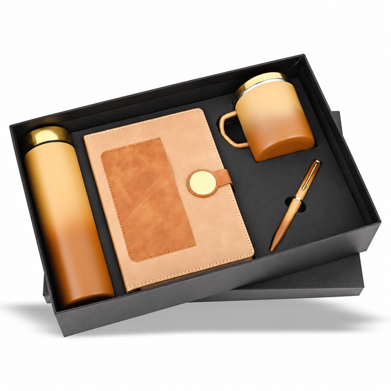 4-in-1 Pocket Notebook, Pen, Bottle & Mug Gift Set - EG331 / EG332